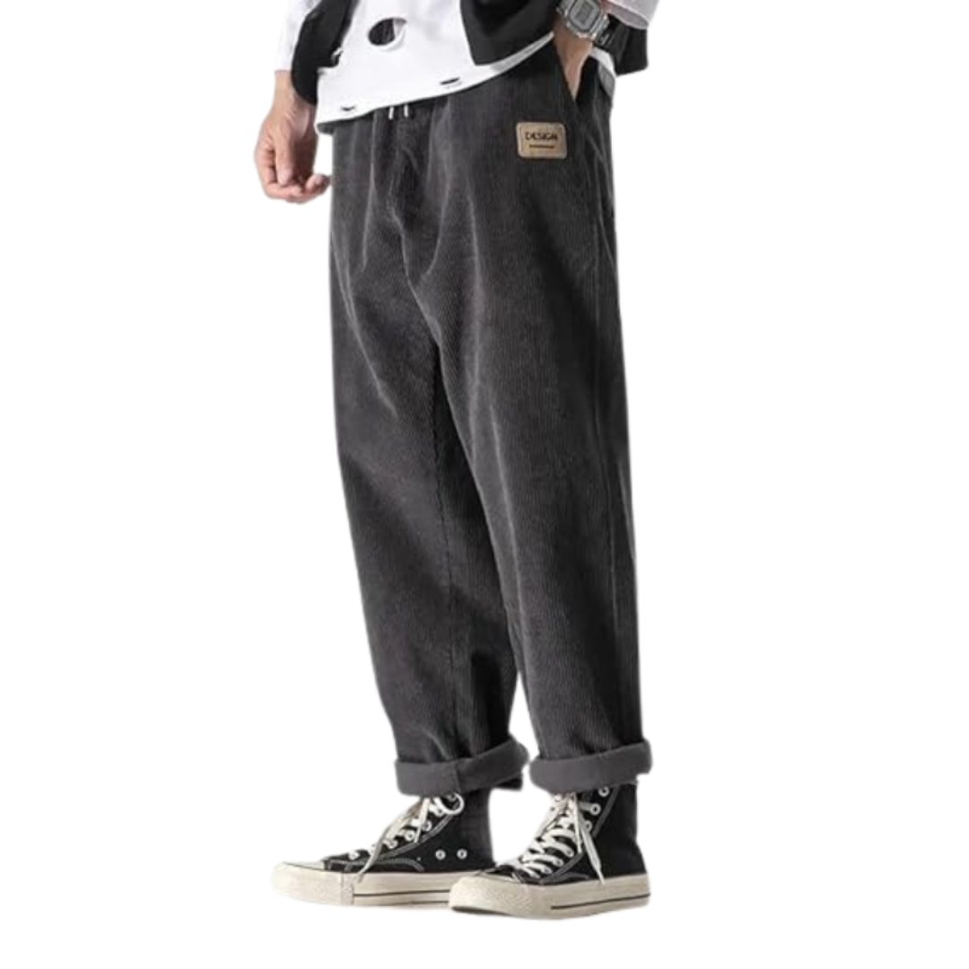 Mathijs | Heren Corduroy Broek | Stretch Winter Broek Met Trekkoord