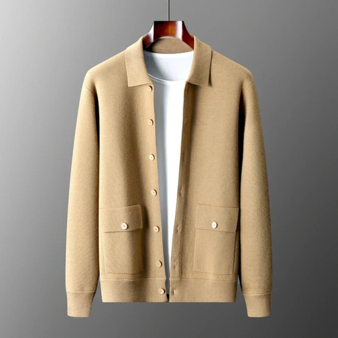 Joris | Heren Cardigan Jas met Lange Mouwen
