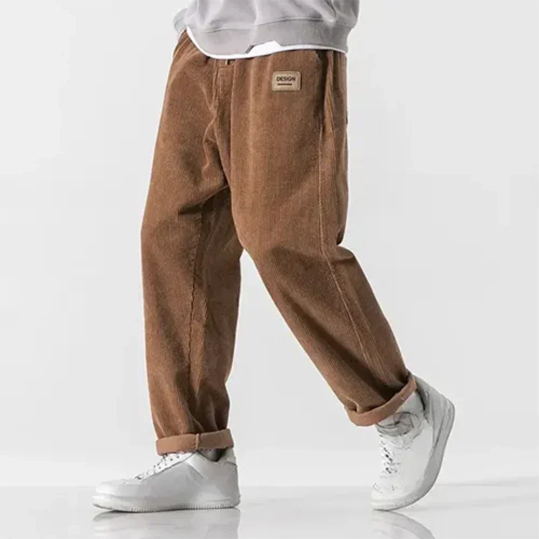 Mathijs | Heren Corduroy Broek | Stretch Winter Broek Met Trekkoord
