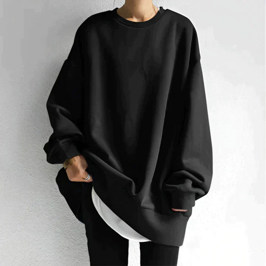 Liesbet | Dames Oversized Sweater Met Ronde Hals en Lange Mouwen