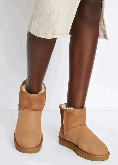 Liv - Wildledergefütterte Stiefelette für Stil und Komfort im Winter